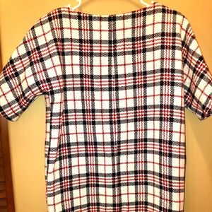 Zara basic gingham dress size small